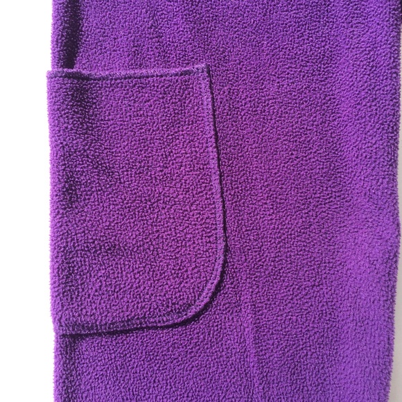 Xhilaration Sleepwear fleece long sleeve top XS purple loungewear - Picture 3 of 5